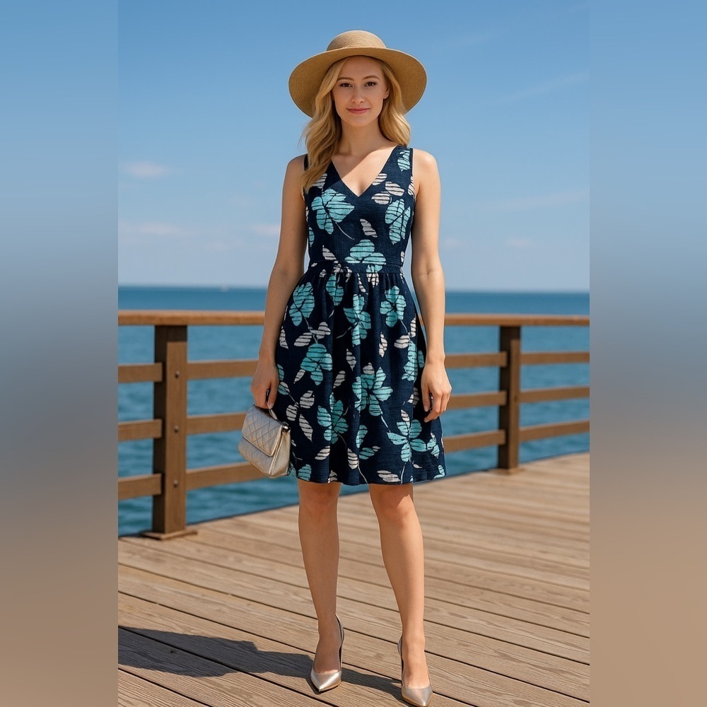 🆕🪻Feminine floral dress M ptp 19.5” l 39”